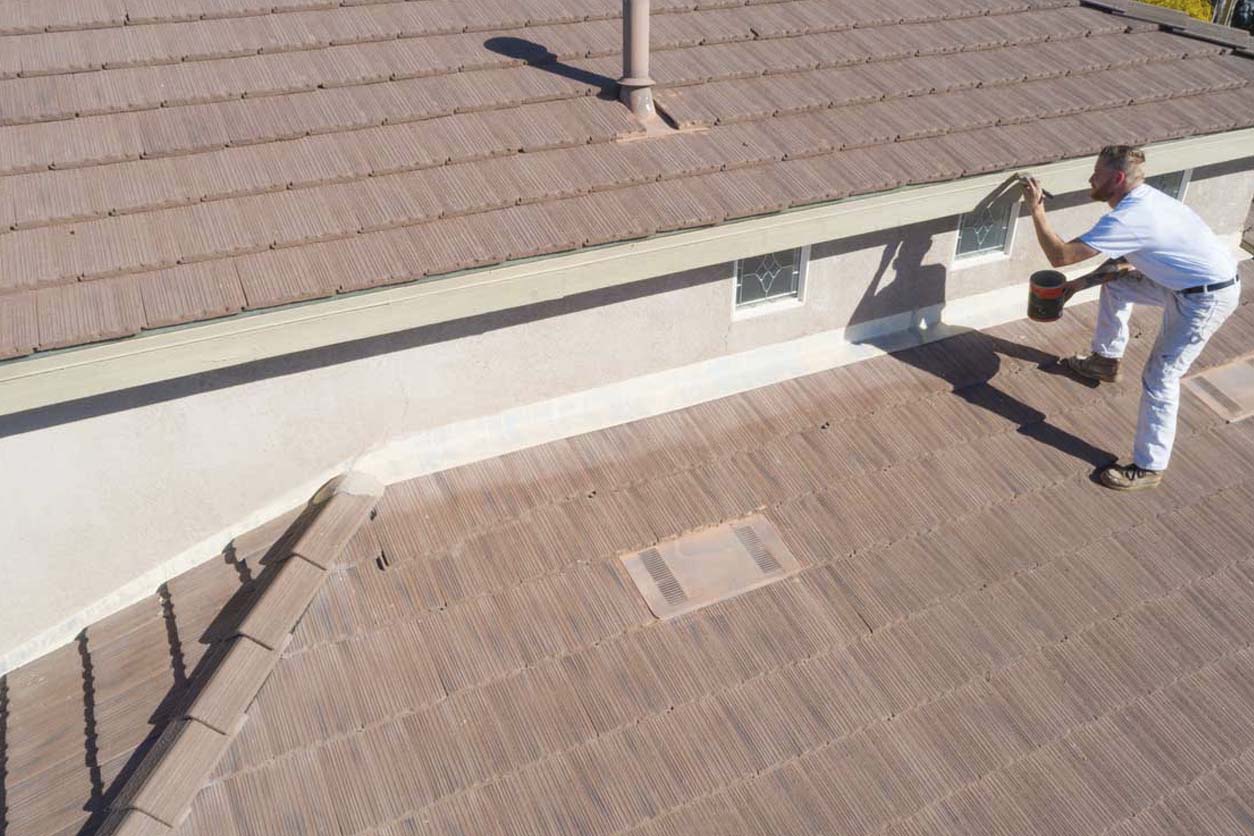Roof painting services in Auckland by Mandal Construction Solutions