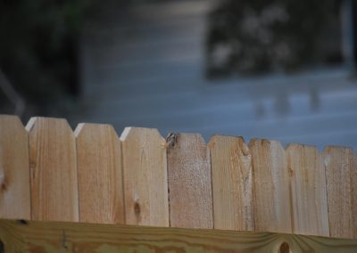 Wooden Fence. Made by Mandal Construction Solutions